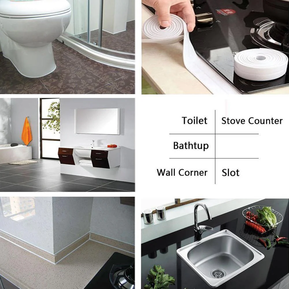 Waterproof & Adhesive Caulk Strip Waterproof & Adhesive Caulk Strip