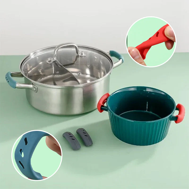 Silicone Anti-scald Pot Handle Cover (2 ...