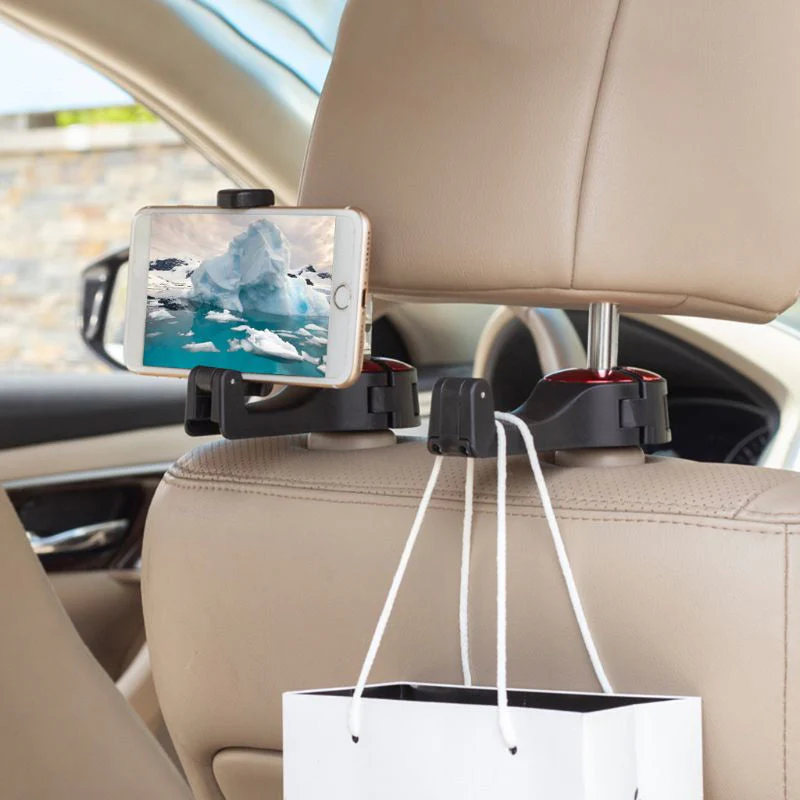 2 In 1 Car Seat Hooks For Purses And Bag...