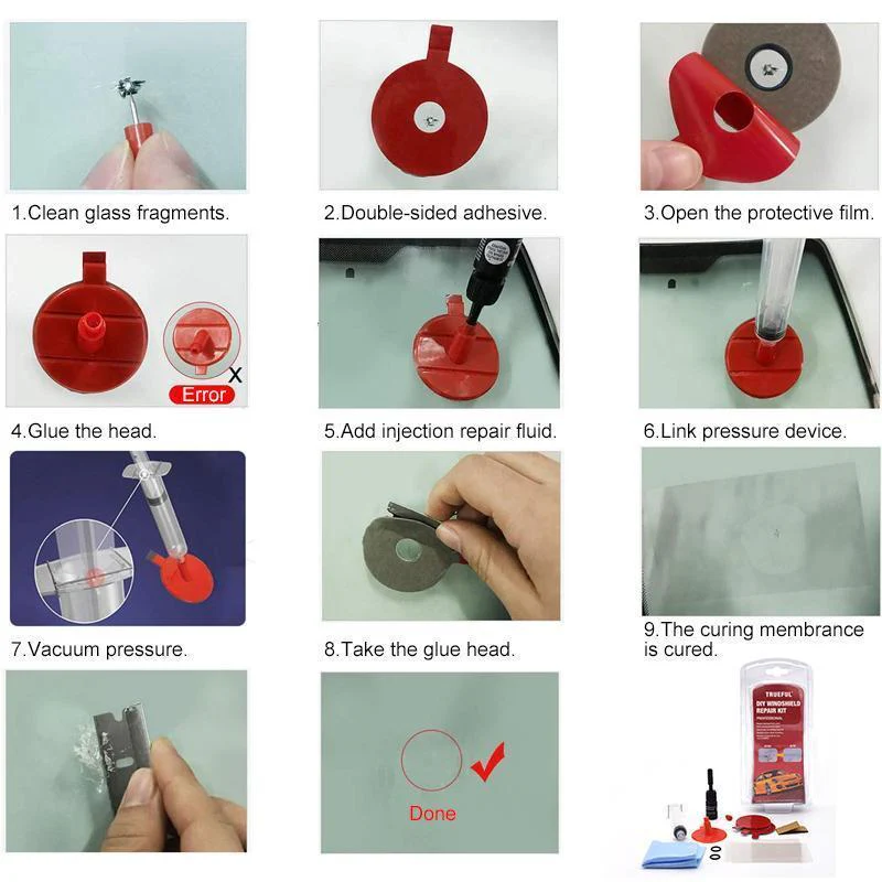 Automotive Glass Nano Repair Fluid Automotive Glass Nano Repair Fluid