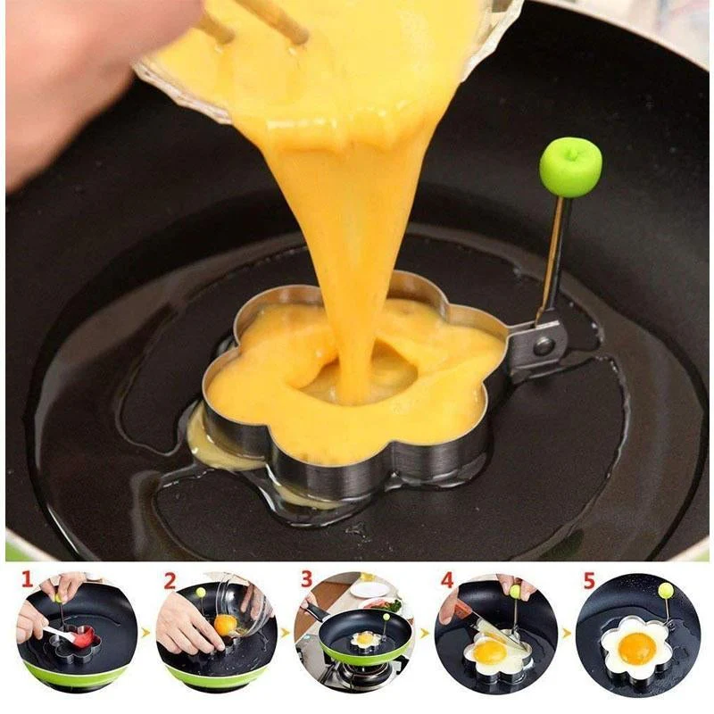 Stainless Steel Fried Egg Molds Stainless Steel Fried Egg Molds