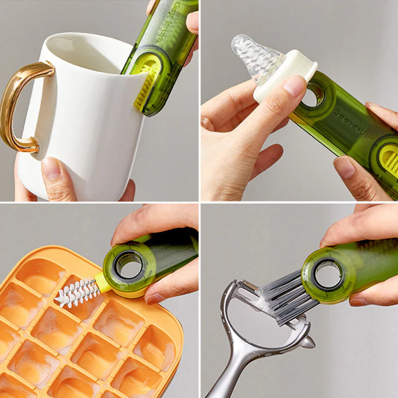 3-in-1 Cup Lid Crevice Cleaning Brush