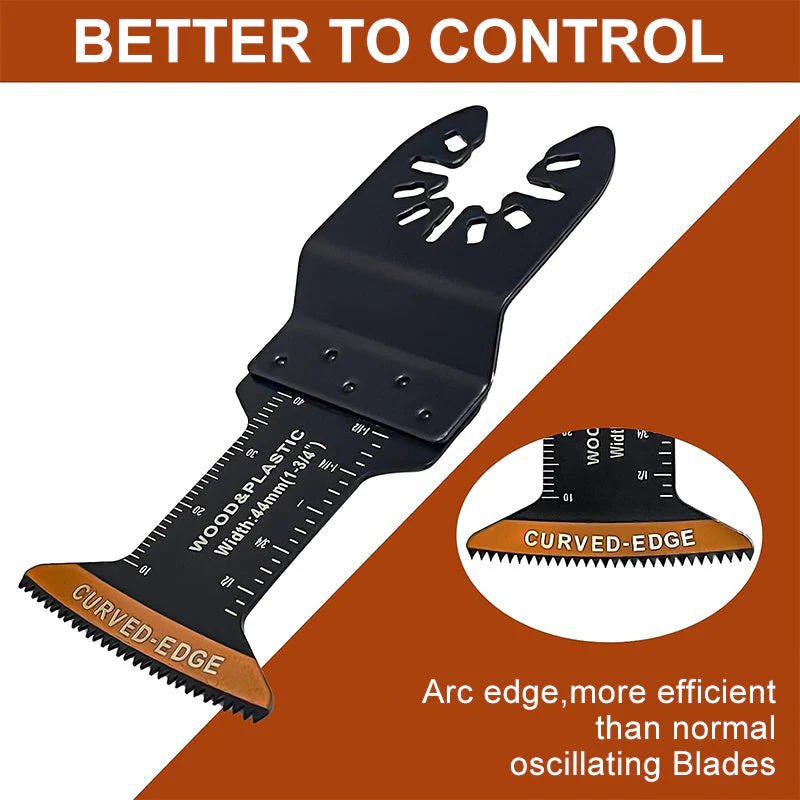 Curved-Edge Oscillating Tool Blades(20 PCS) Curved-Edge Oscillating Tool Blades(20 PCS)