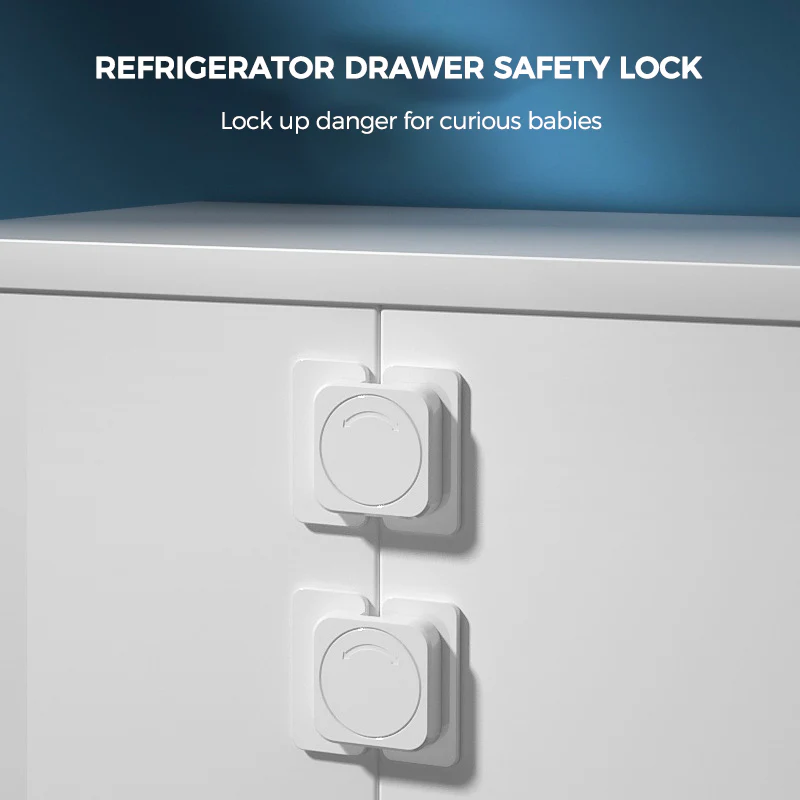 Refrigerator Lock Kids Safety Cabinet Door Lock Refrigerator Lock Kids Safety Cabinet Door Lock