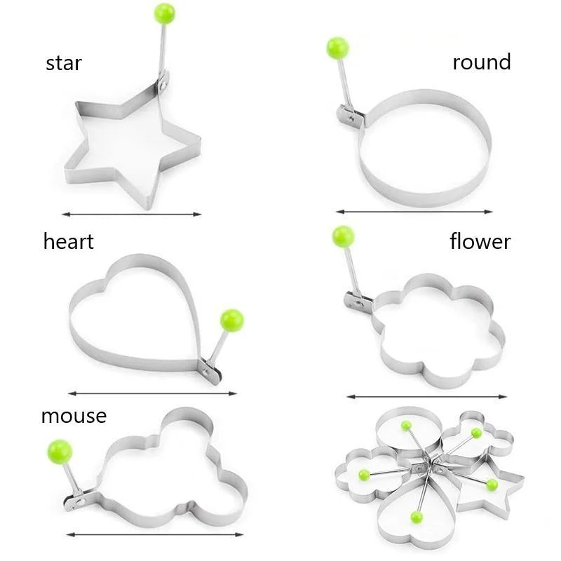 Stainless Steel Fried Egg Molds Stainless Steel Fried Egg Molds