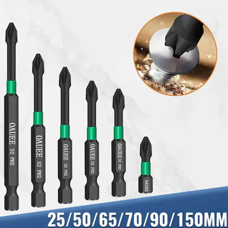 Cross Impact Screwdriver Bits Set (6 Pcs...