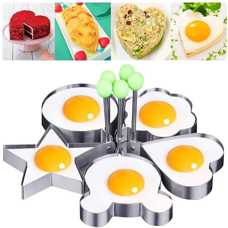 Stainless Steel Fried Egg Molds Stainless Steel Fried Egg Molds