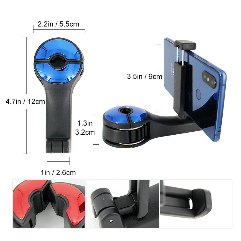 2 In 1 Car Seat Hooks For Purses And Bags With Phone Holder 2 In 1 Car Seat Hooks For Purses And Bags With Phone Holder