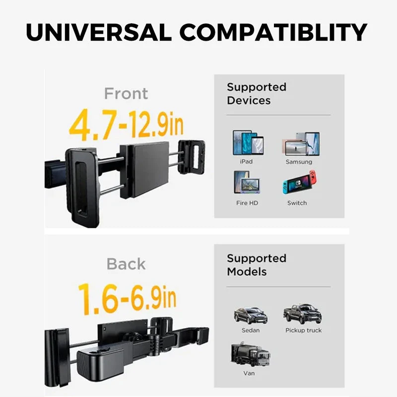 Headrest Tablet Mount Headrest Tablet Mount