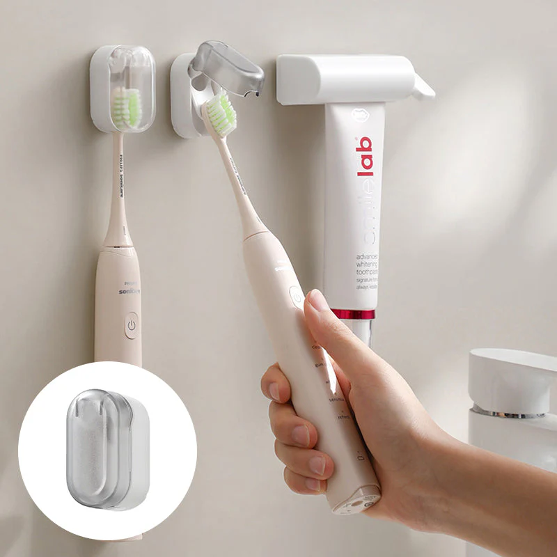 Toothbrush Holder Wall Mounted With Cove...
